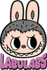 Cartoon character with rabbit ears and 'LABULABS' branding