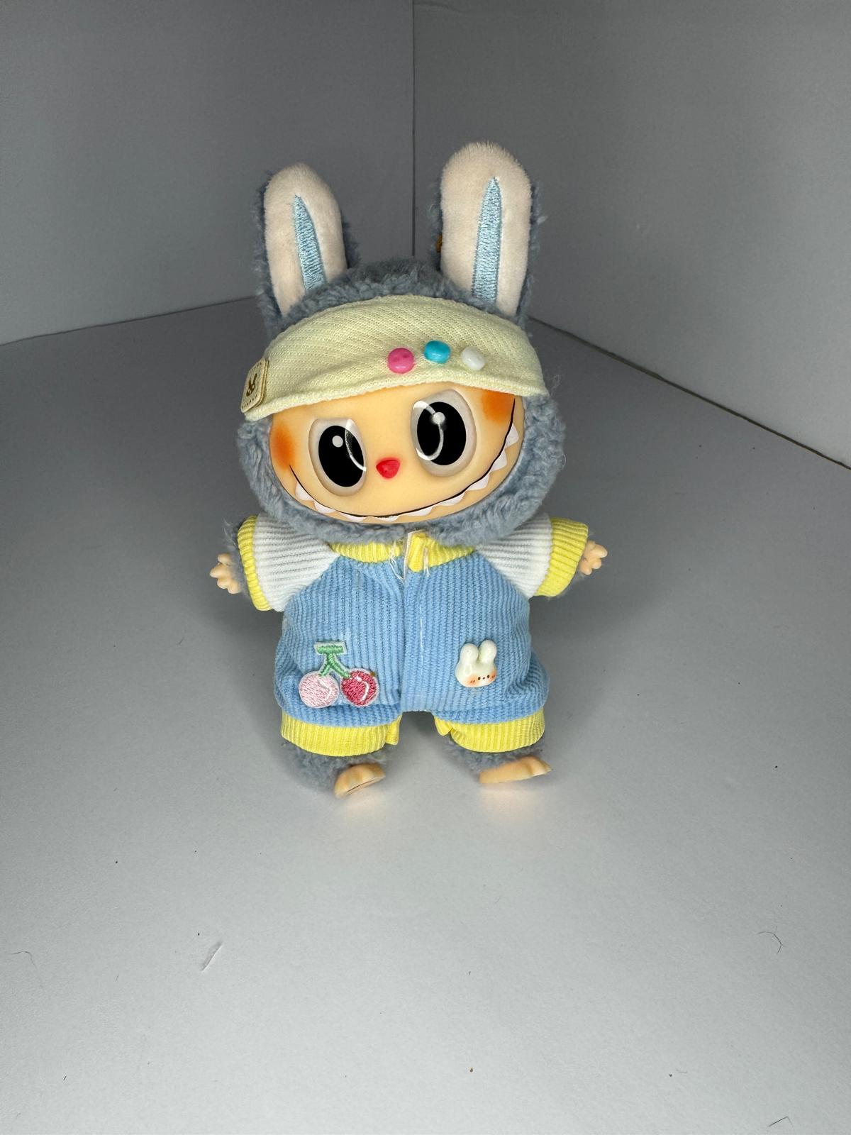 Labubu Green Bunny Button Set – Soft Textures & Sweet Details