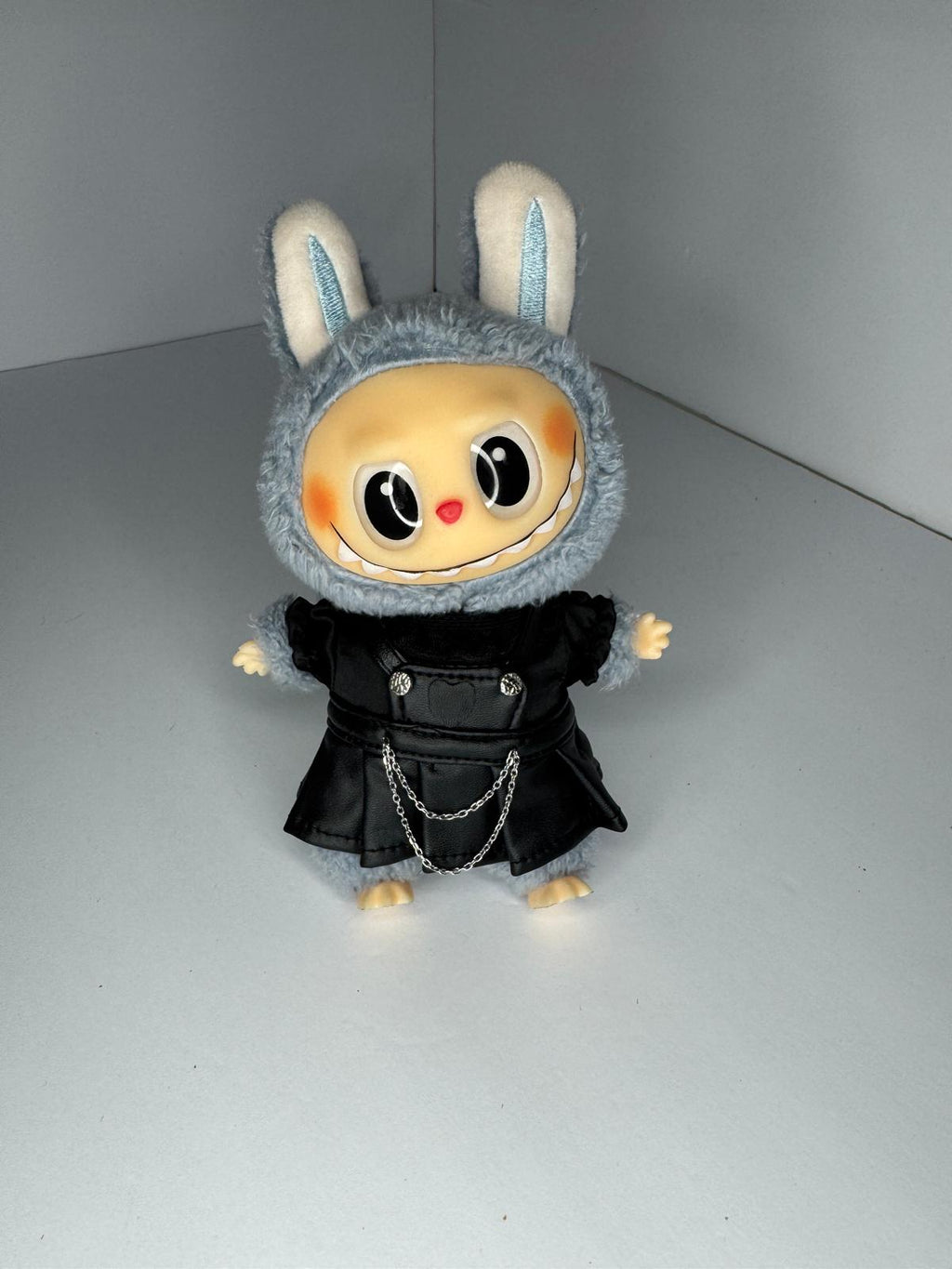 Labubu Female Punk Set – Rebel Style with Silver Shine