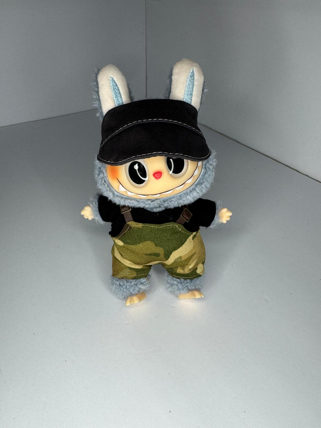 Labubu Camouflage Overalls Set – Street Style