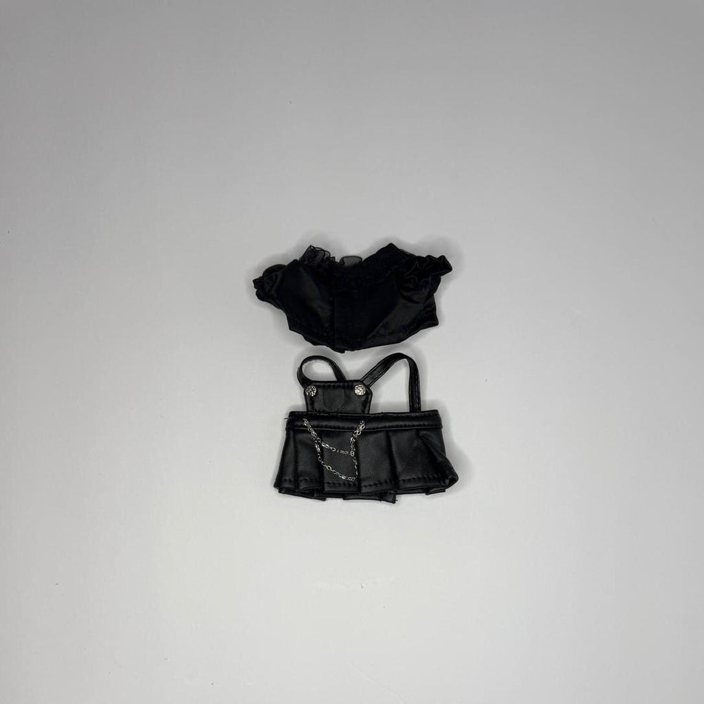 Labubu Female Punk Set – Rebel Style with Silver Shine