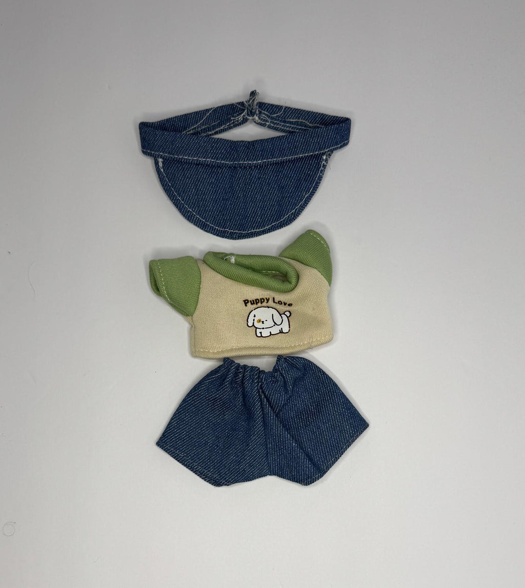 Labubu “Puppy Love” Set – Streetwear Sweetness with Snuggly Spirit